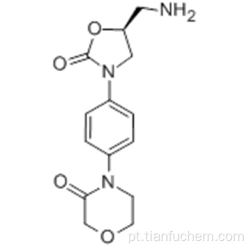 3-Morfolinona, 4- [4 - [(5S) -5- (aminometil) -2-oxo-3- oxazolidinil] fenil] - CAS 446292-10-0